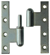 Yale 1019149 - 3 zware paumel.verz.rechte hoek links 110x80mm | 2 stuks