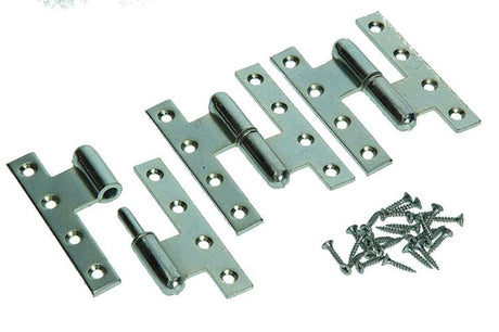 Yale 1019150 - 3 zware paumel.verz.rechte hoek rechts 110x80mm | 2 stuks