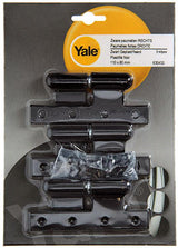 Yale 1019164 - 3 zware paumellen zwart geplast.rechts 110x80mm | 2 stuks