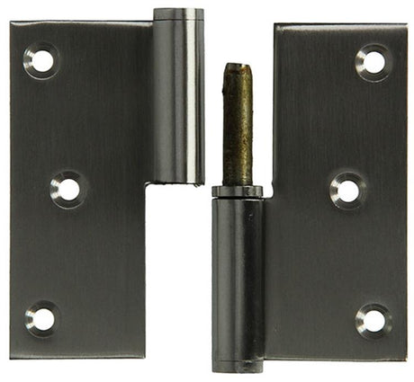 Yale 1019167 - 1 roestvrij stalen paumel rechts met rechte hoek 80 x 82 | 2 stuks