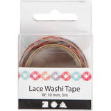 Creativ Company Spitzen-Washi-Tape, Breite: 10 mm, 5 m, 1 Rolle