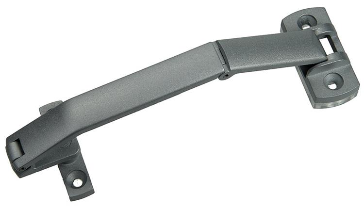Yale 1019180 - airbaie kierstandhouder schuifraam mat grijs | 2 stuks
