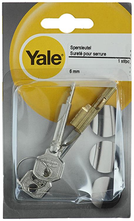 Yale 1019182 - 1spersleutel 6mm 1020e 6 2 | 2 stuks