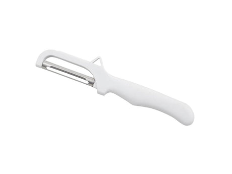 Metaltex Schnellschäler 18cm weiß auf Karte
