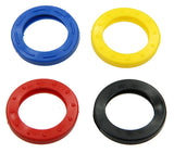 Yale 1019210 - 4 sleutelkenringen plast.vr vkt sleutels | 10 stuks