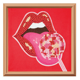 Mini houten frame diamond painting 15x15x2 cm | 2 stuks
