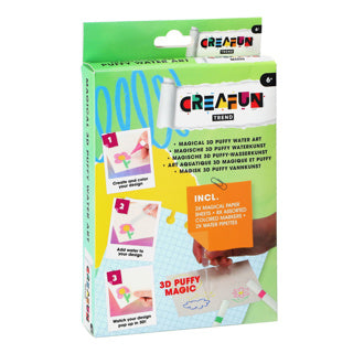 Creafun trend magische 3D Puffy Water Art | 6 Stück