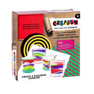Creafun Hobby-Set zum Selbermachen von Kerzen | 2 Stk