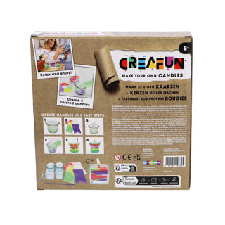 Creafun Hobby-Set zum Selbermachen von Kerzen | 2 Stk