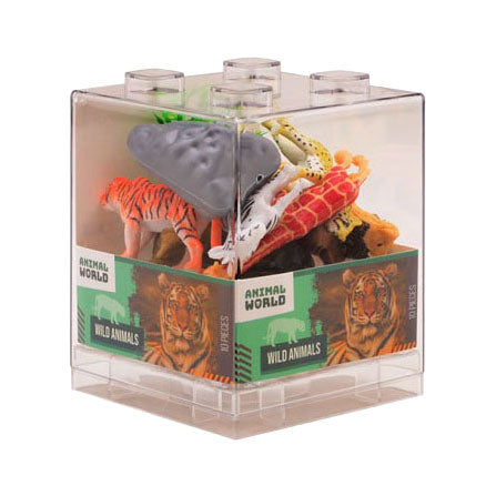 Johntoy animal world - wilde dieren set - 10dlg.