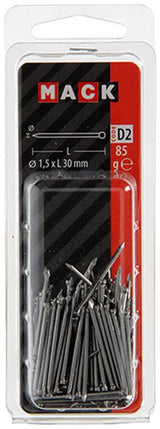 Mack 1017131 - fijne nagel ronde kop 85 gr 1,5 x 30 mm | 5 stuks