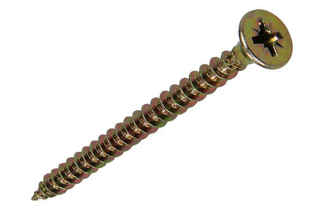 Mack 1017258 - spaanplaatschroef vz kop geelverz. 8 st 5,0 x 60 mm | 10 stuks