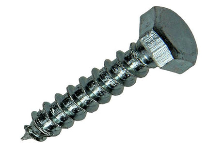 Mack 1017402 - houtdraadbout staal verzinkt 12 st 6 x 30 mm | 10 stuks