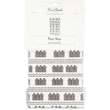 Vivi Gade Papiertüten, H: 21 cm, Größe 6x12 cm, 80 g, schwarz, weiß, 10 Stück 1 Box