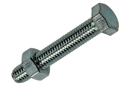 Mack 1017601 - tapbout + moer staal verzinkt 12 st m5 x 30 mm | 10 stuks
