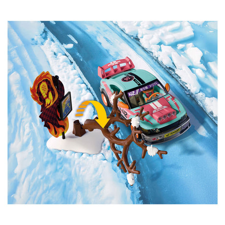 Playmobil – 72062 – Rennwagen-Spielset – 68-teilig – Sport-Action