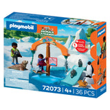 Playmobil – 72073 – zoo speelset – ijsrijk – pooldieren