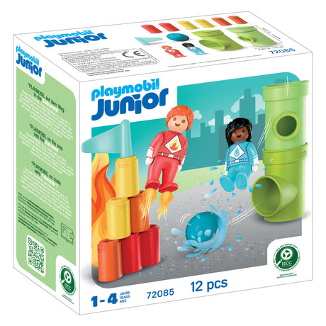 Playmobil junior superheld in actie - 72085