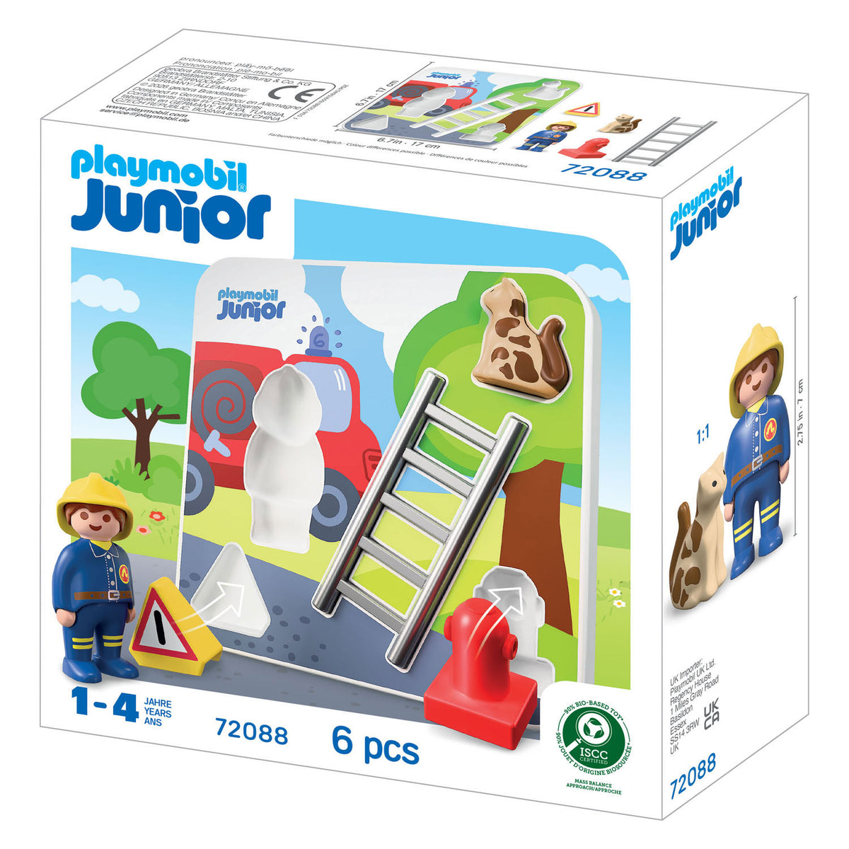 Playmobil junior brandweerpuzzel - 72088