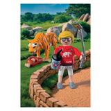 Playmobil animals friends dierentuin tijger en bezoeker -72089
