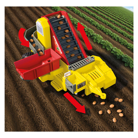Playmobil country grote tractor met aardappelrooier - 72161
