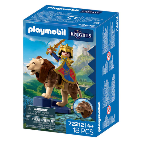 Playmobil knights leeuw met gouden ridder - 72212
