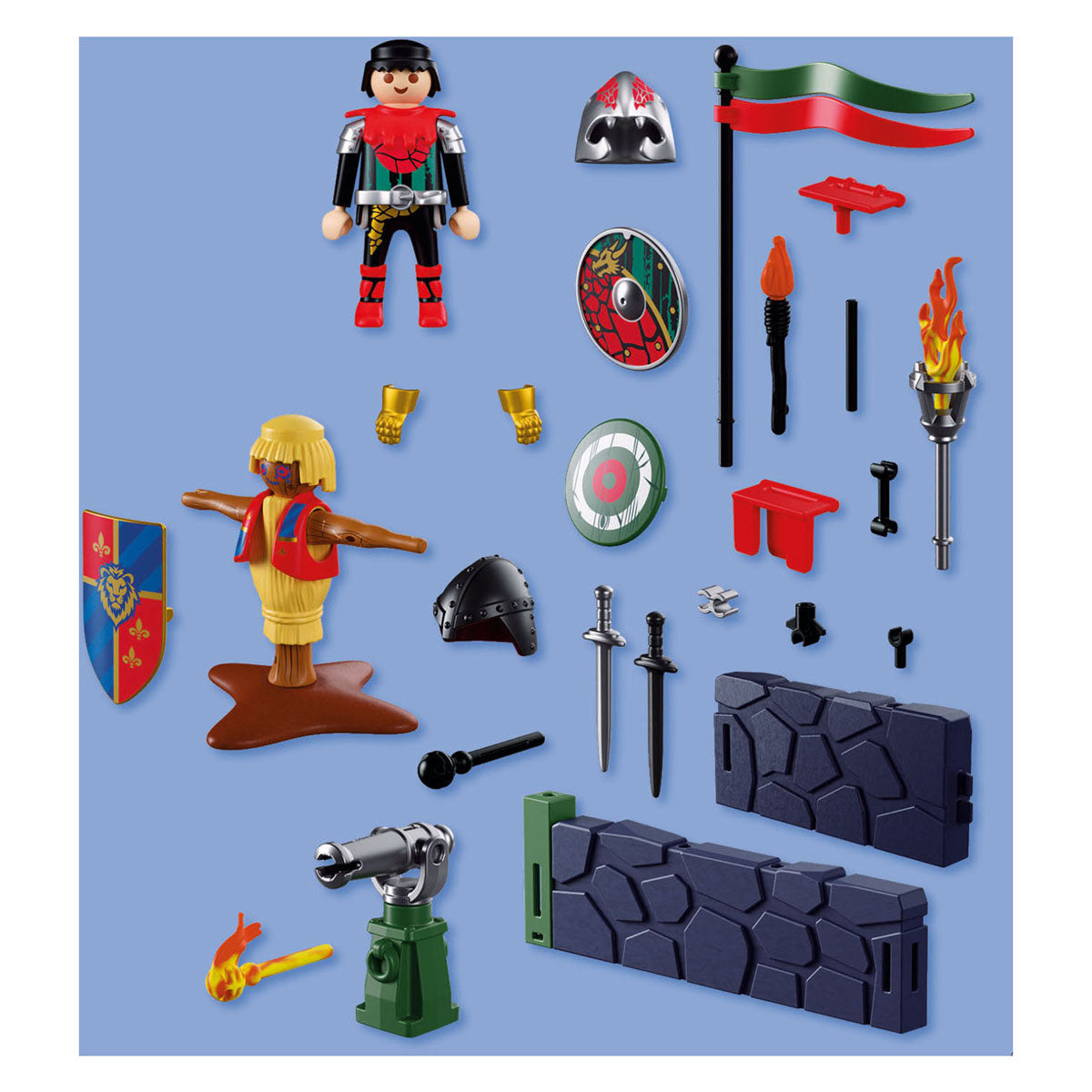 Playmobil knights drakenridder gevechtstraining - 72213