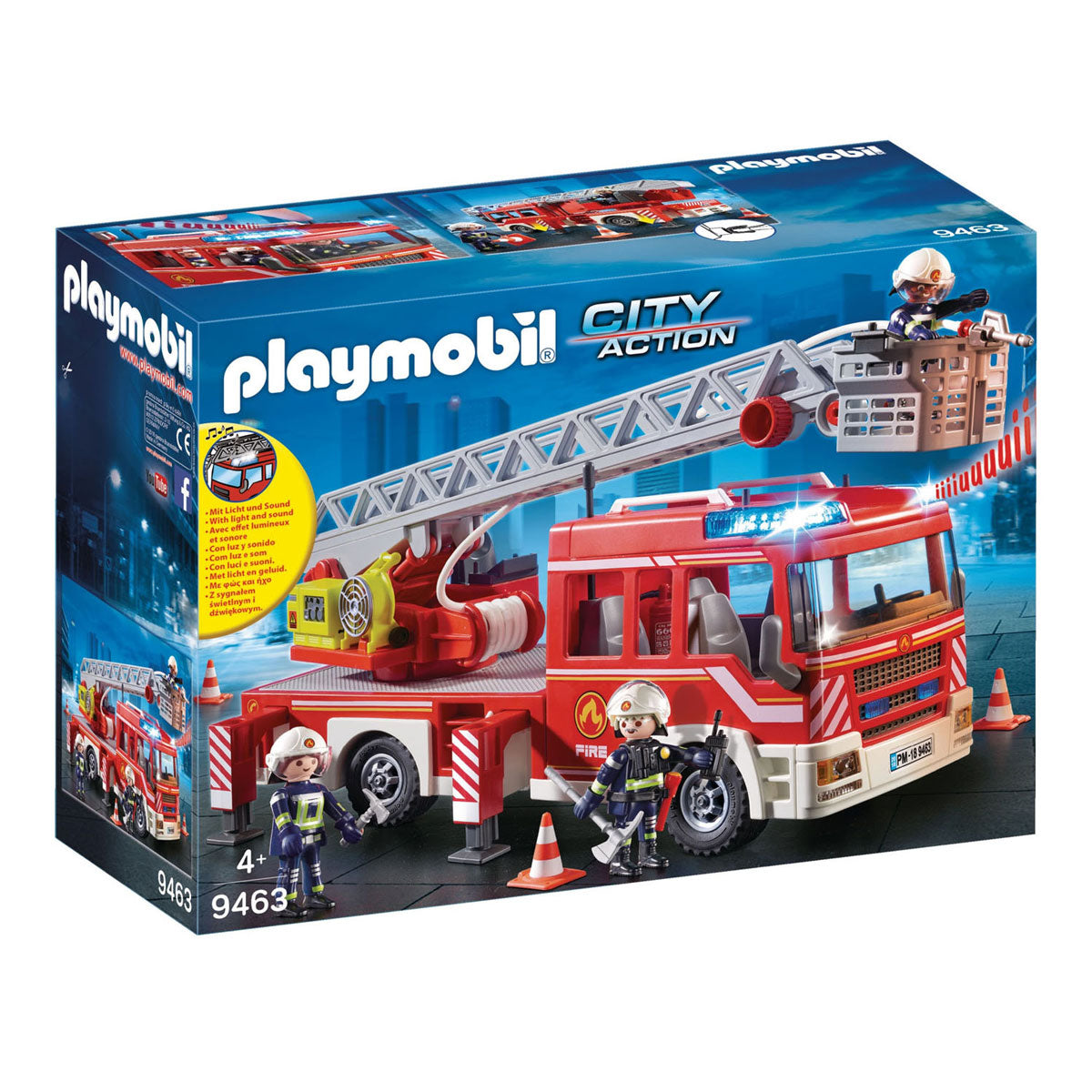 Playmobil City Action Fire Department Ladderwagen 9463