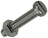 Mack 1019830 - metaalschroef cyl. kop + moer rvs 4 st m6x30 | 10 stuks