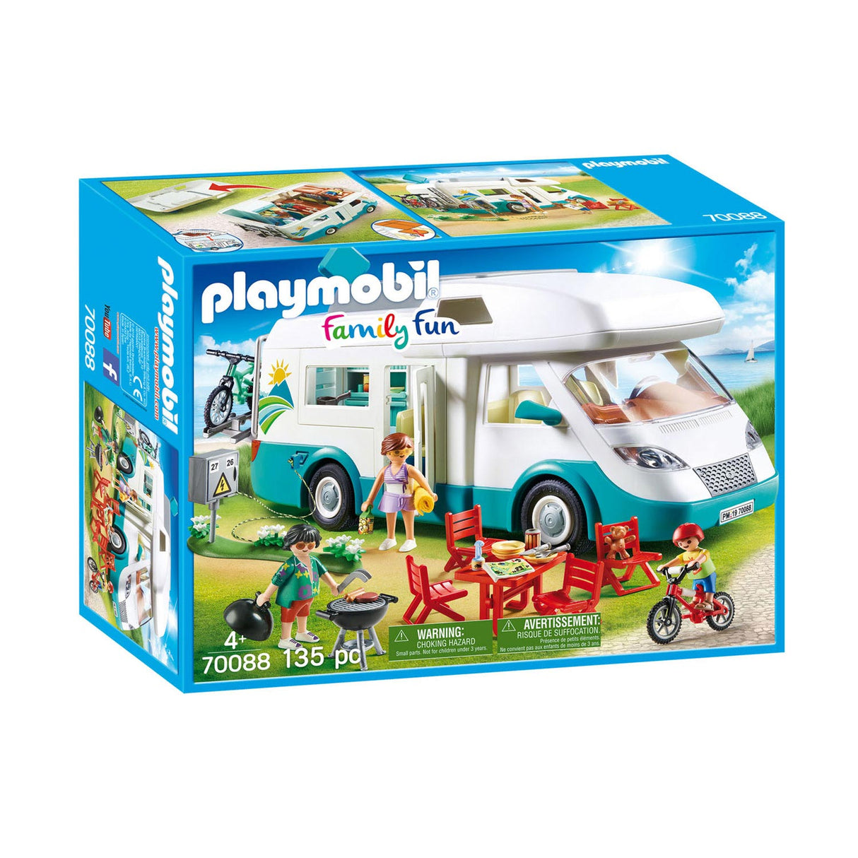 Playmobil Family Fun Camper med familie 70088