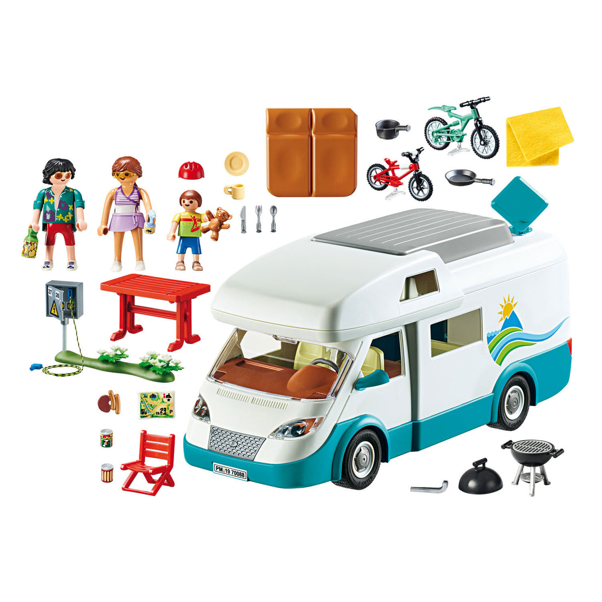 Playmobil Family Fun Camper med familie 70088