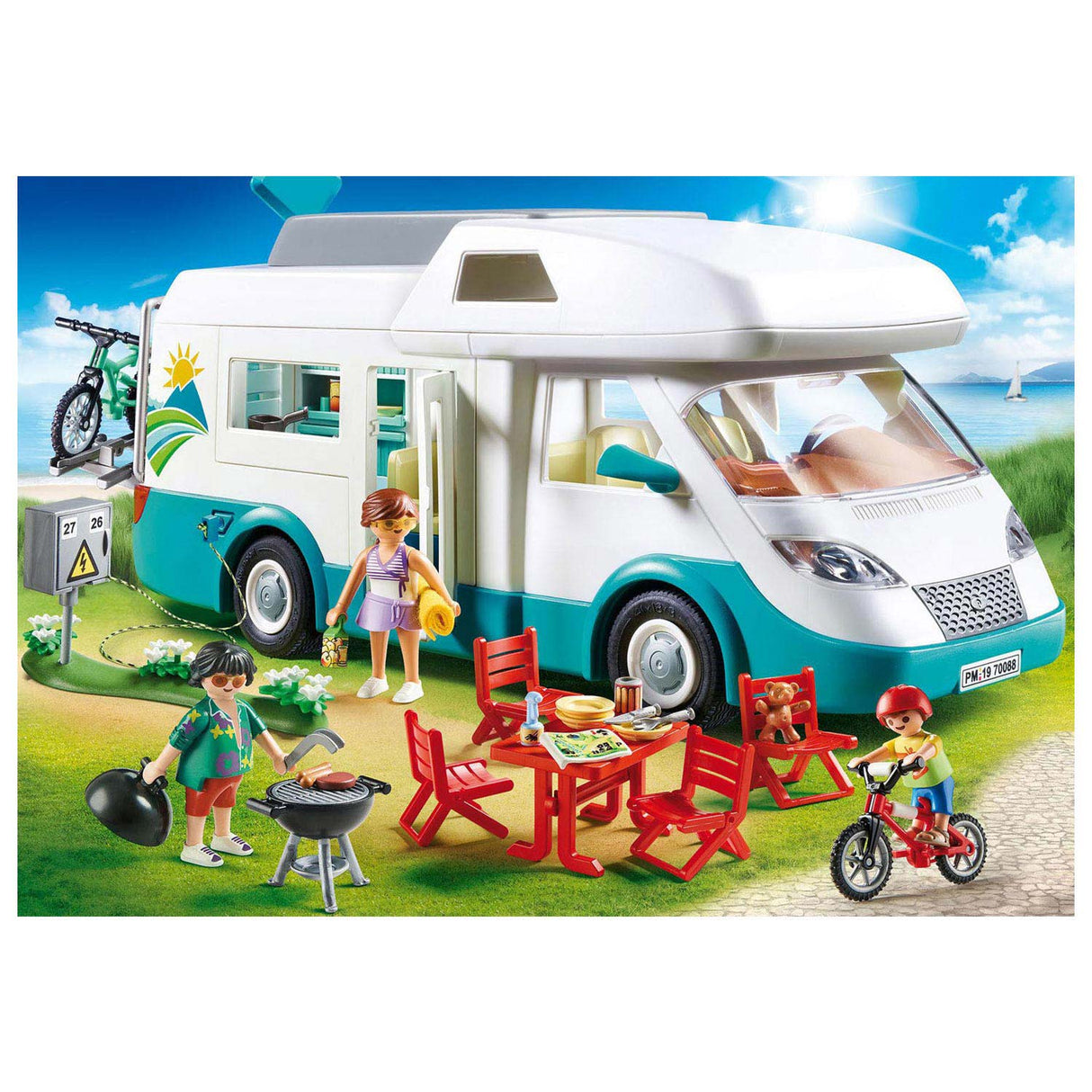 Playmobil Family Fun Camper med familie 70088