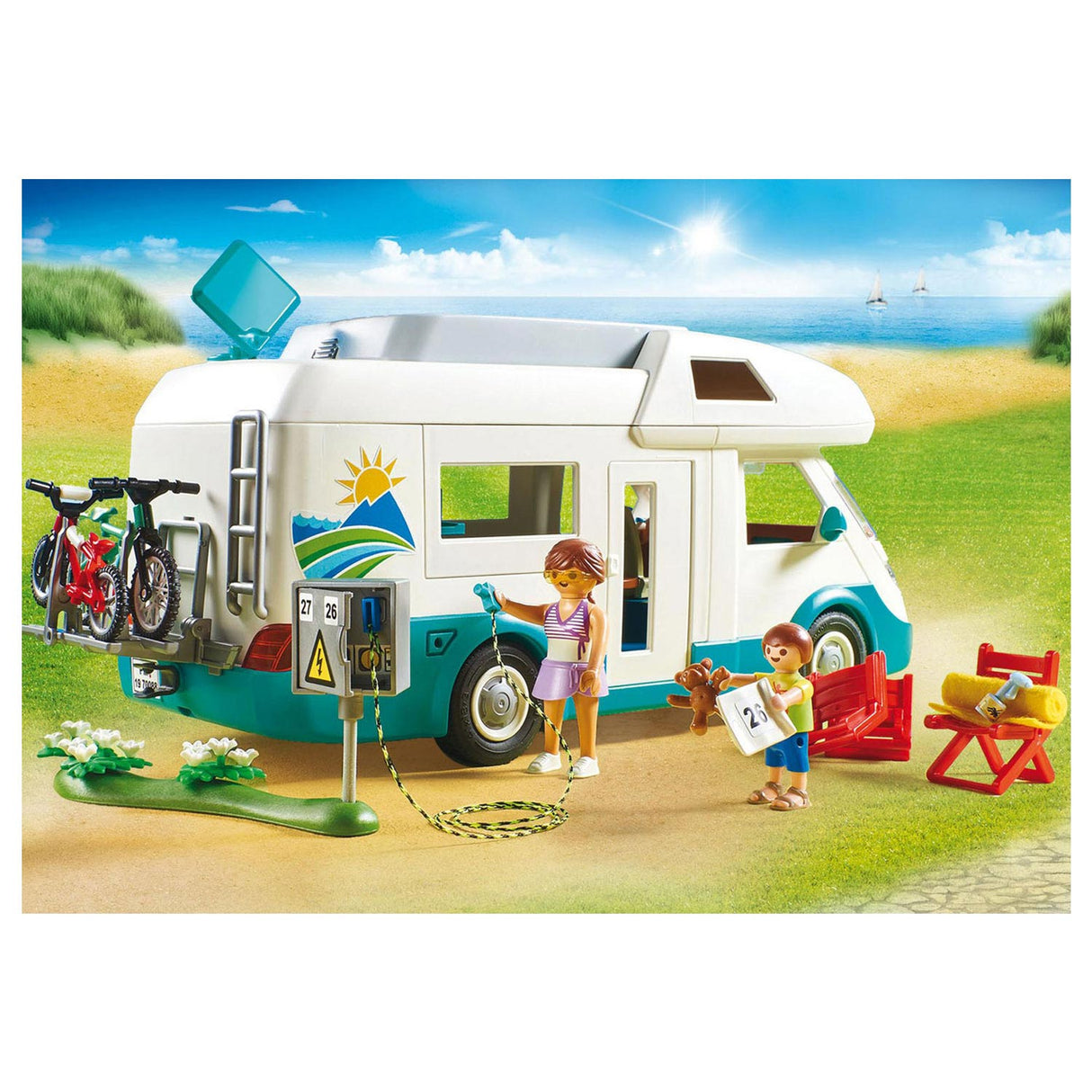 Playmobil Family Fun Camper med familie 70088