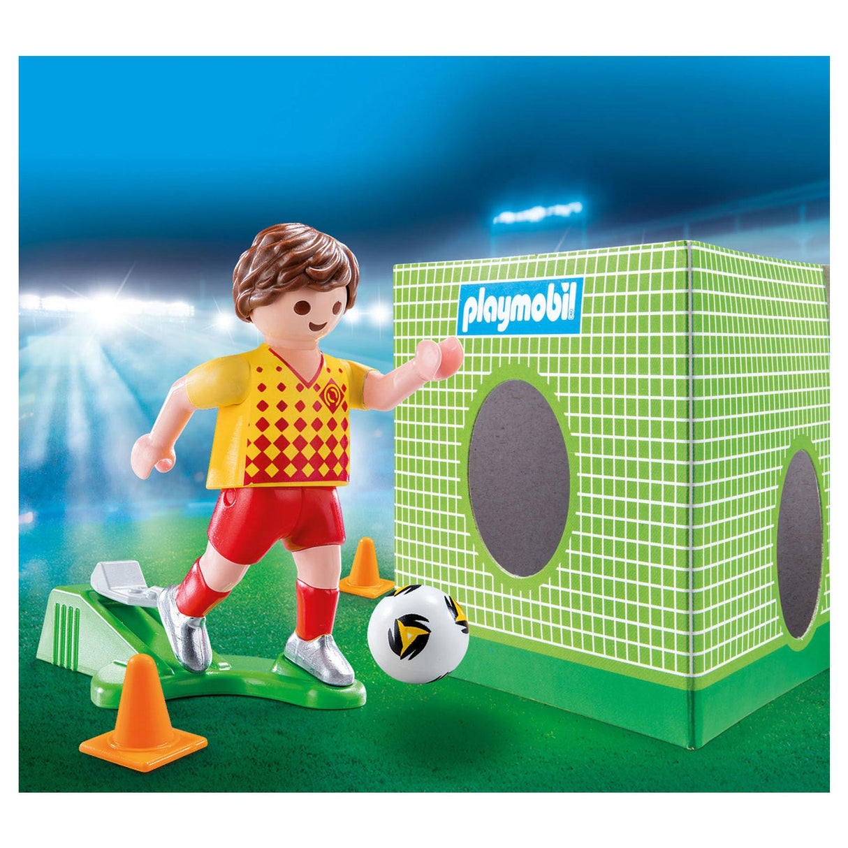 Playmobil 70157 fotbollsspelare med Doel