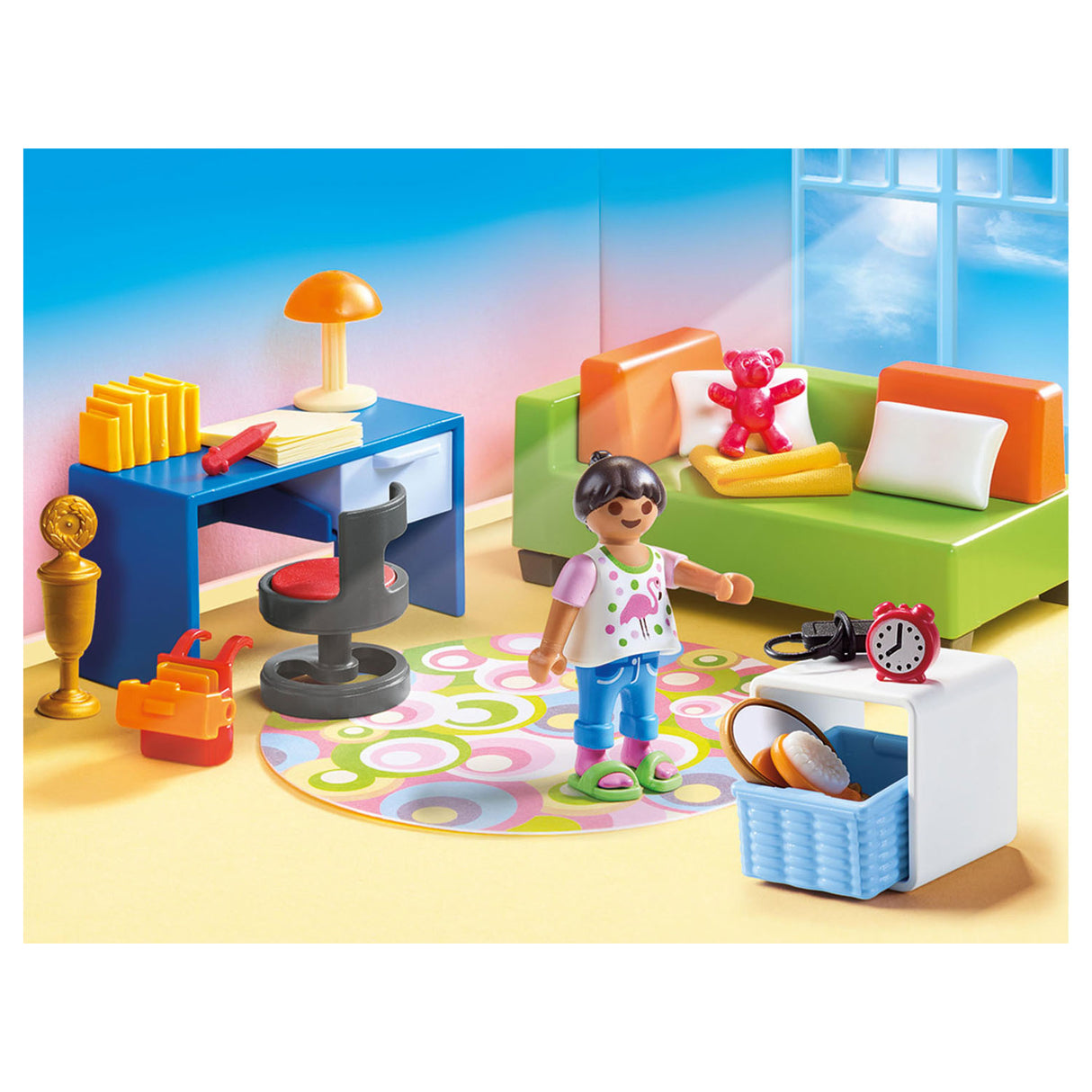 Playmobil Dollhouse Otroška soba s kavčo 70209