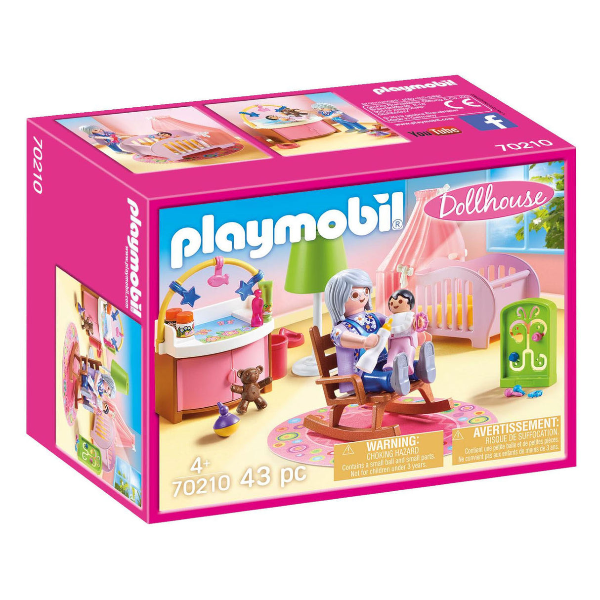 PlayMobil Dollhaus Puppelchen Raum 70210