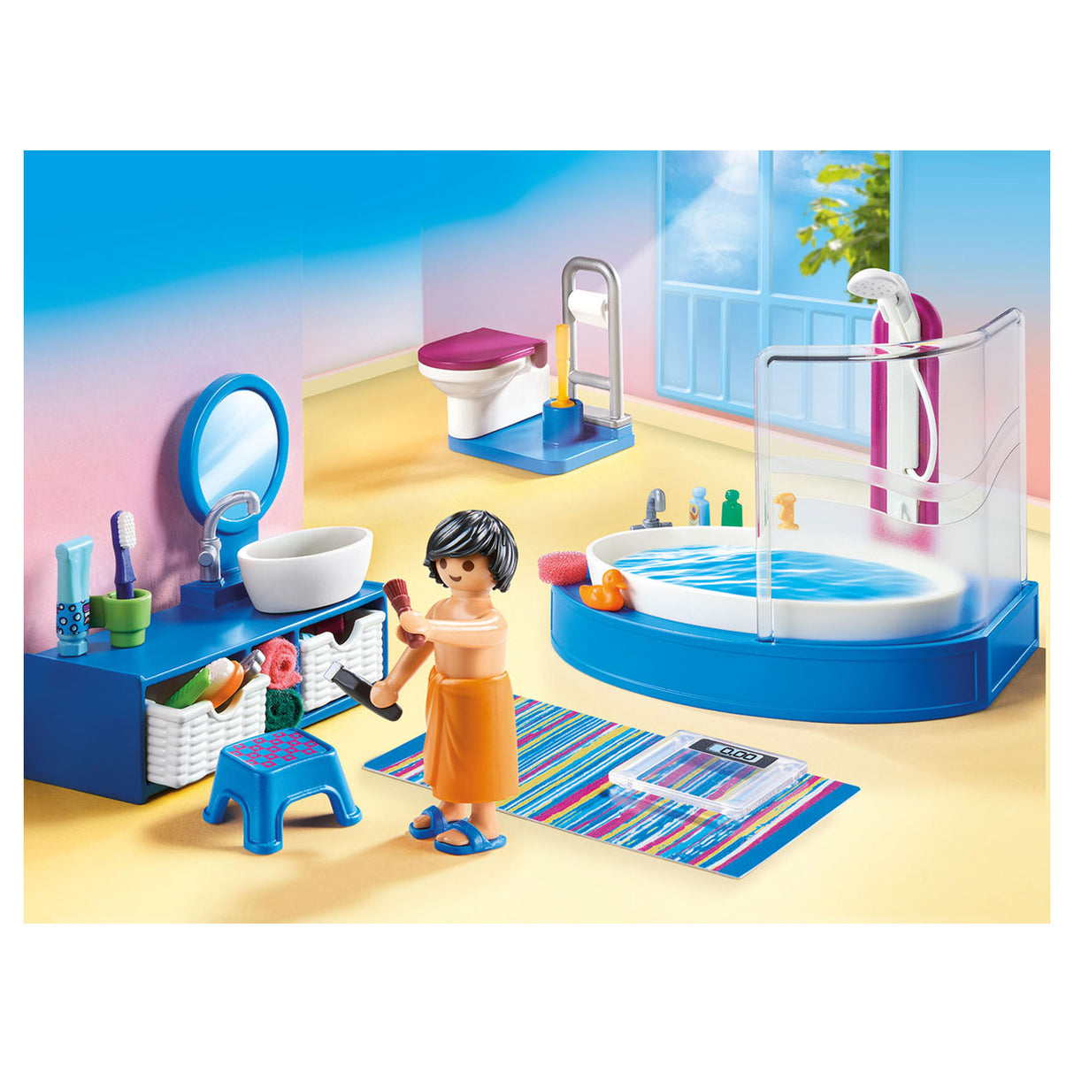 Playmobil dukkehus bad med bad 70211