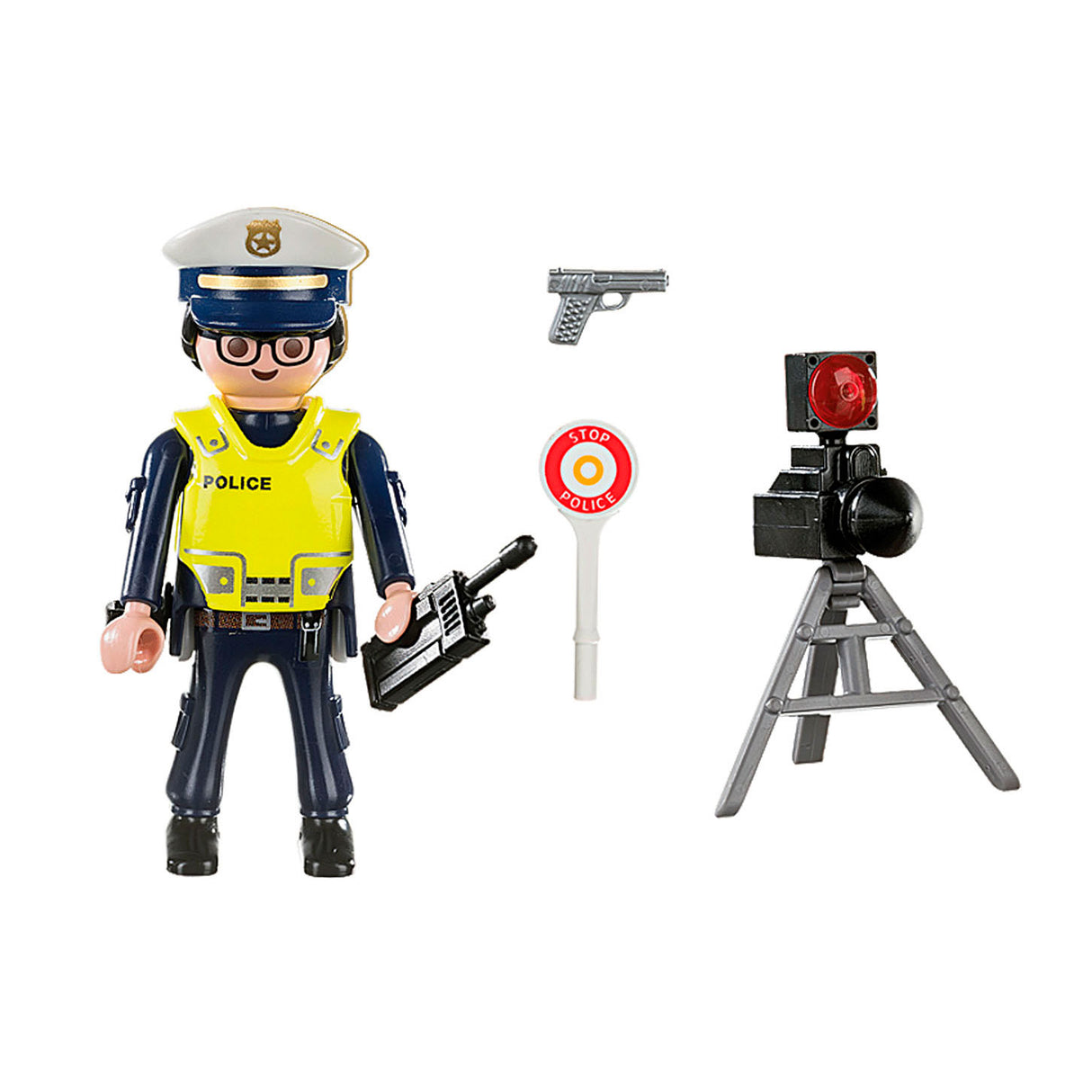 Playmobil 70305 Polizist mit Blitzkontrolle