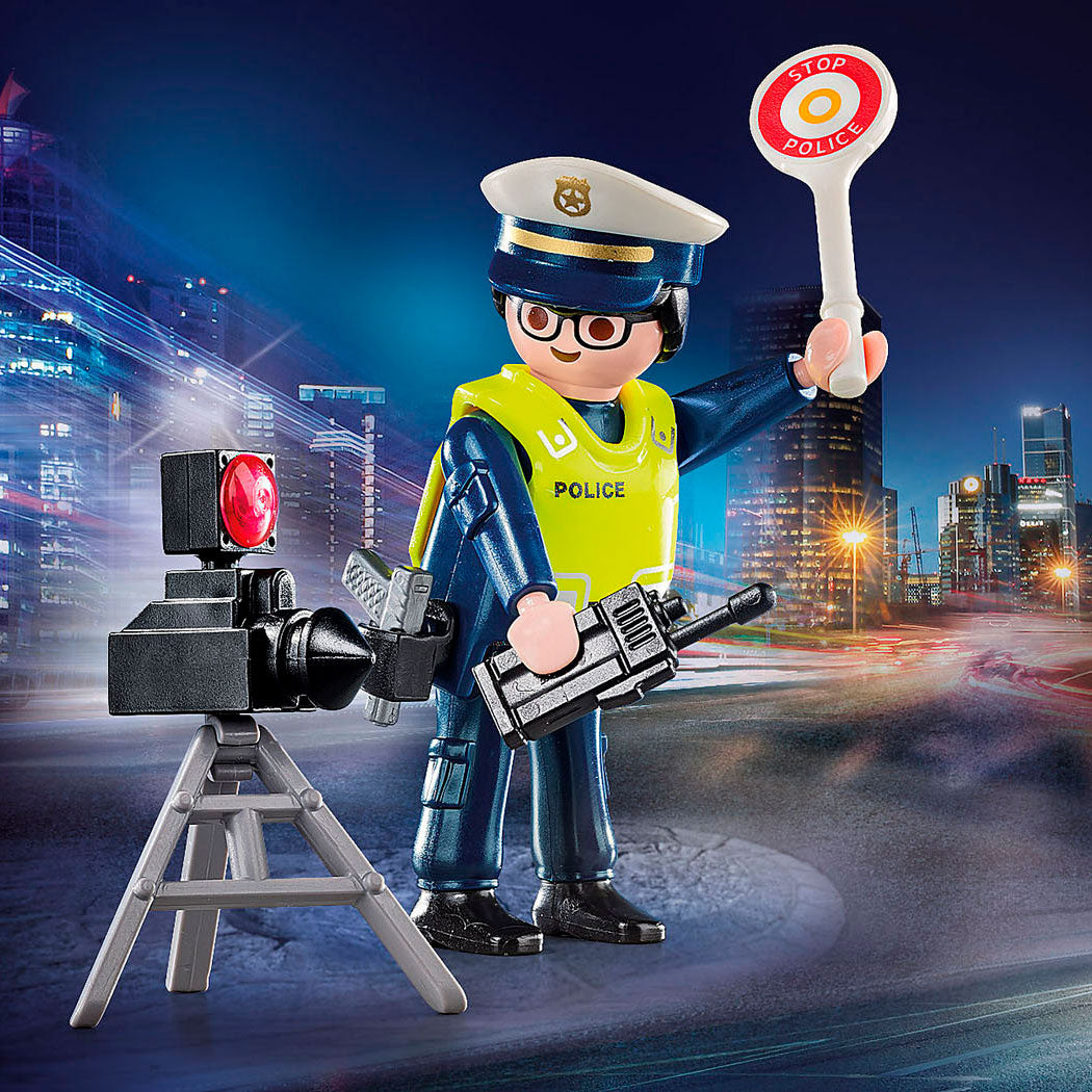 Playmobil 70305 Officier de police avec contrôle flash