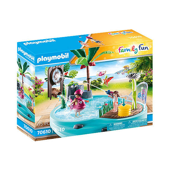 Playmobil Family Fun Swimming pool with Watersplash 70610