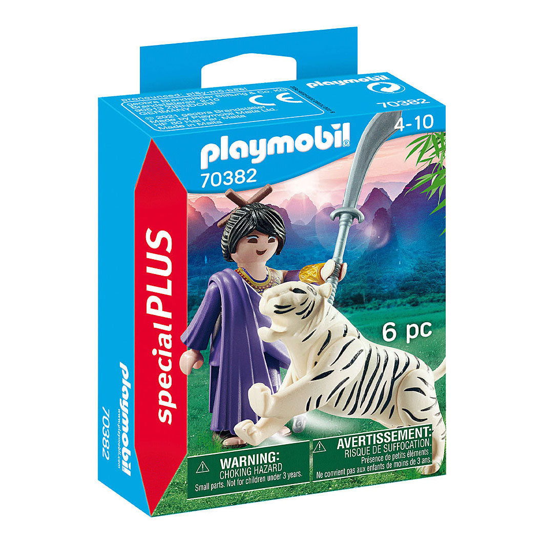 Playmobil specials aziatische vechter met tijger - 70382