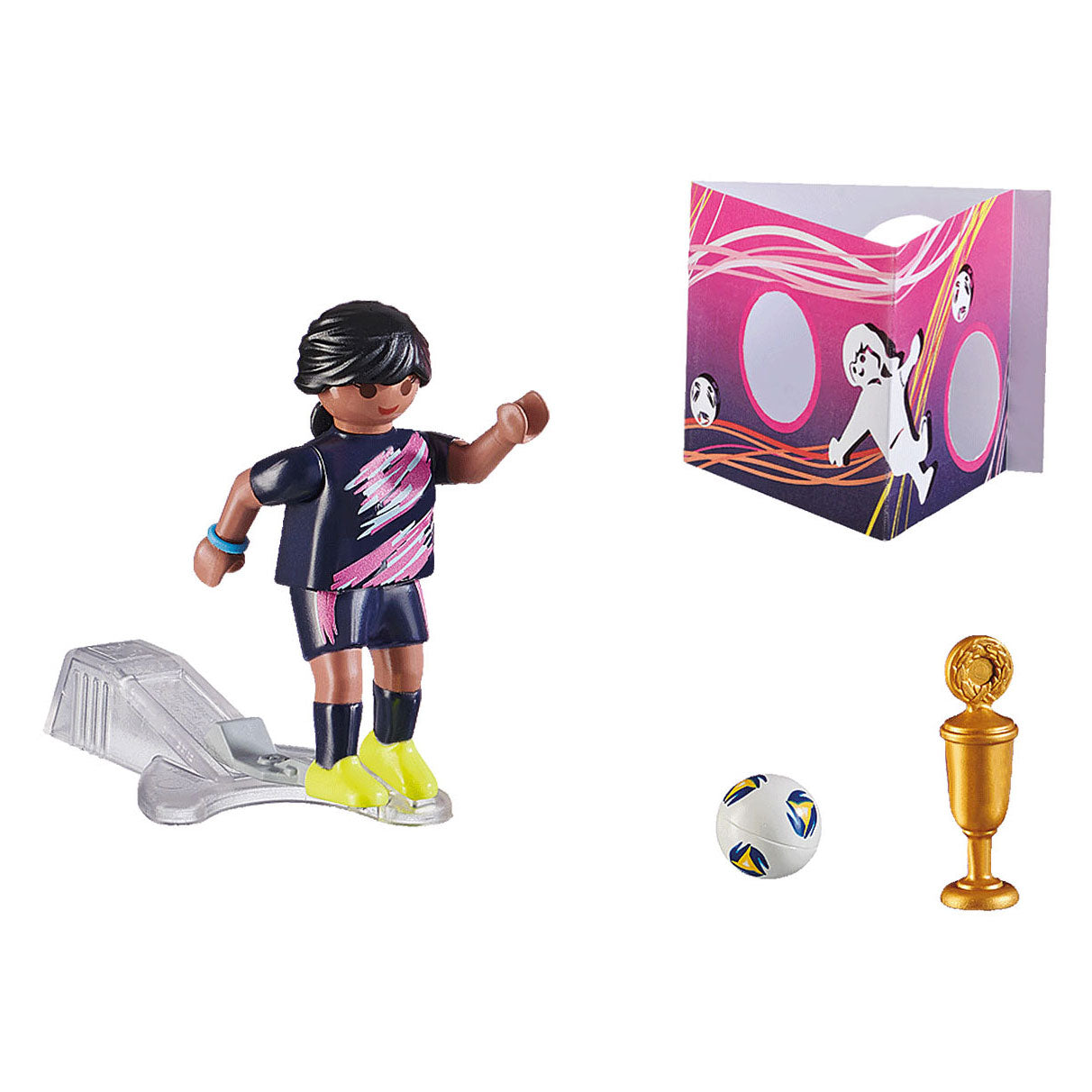 Playmobil Specials Voetbalster met Doelmuur 70875