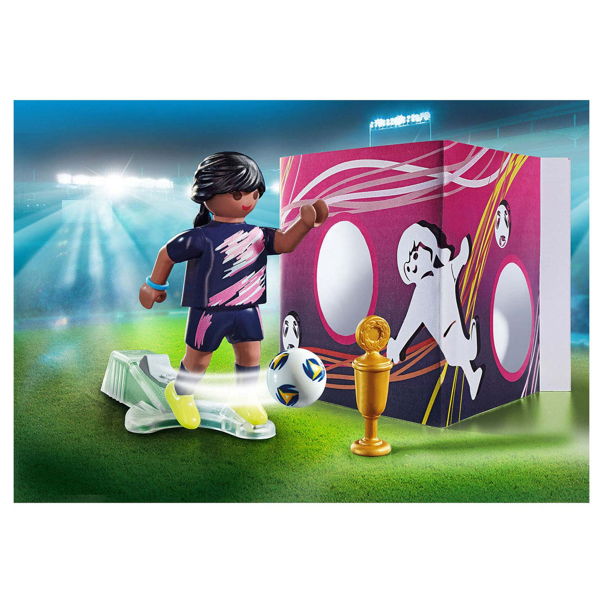 Playmobil Specials Fußballspieler mit Torwand – 70875