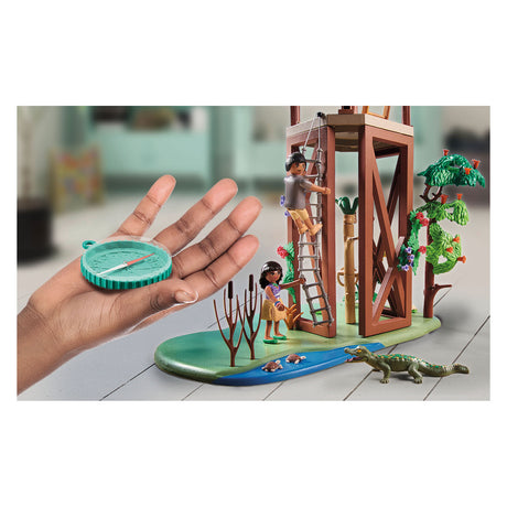 Playmobil Wiltopia-Forschungsstation mit Kompass – 71008
