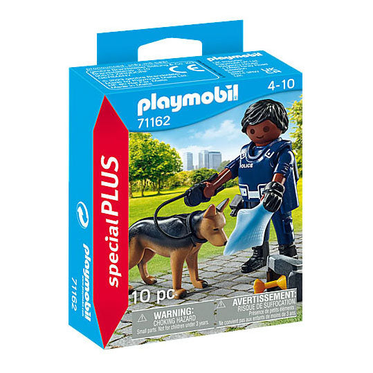 Playmobil Specials Police officer with Speurhond 71162