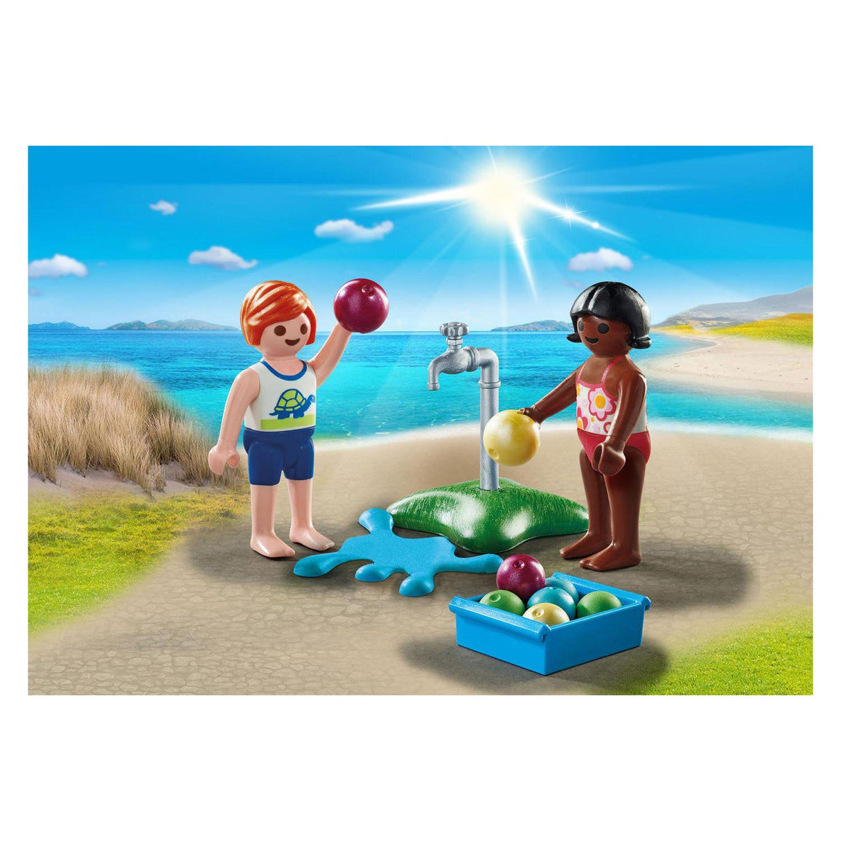 PlayMobil Spezial plus Kanner mat Waasserballonen 711666