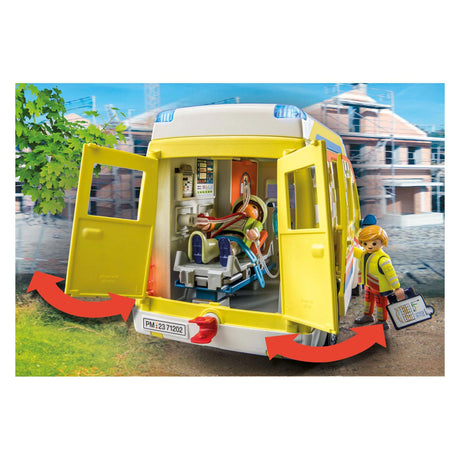 Playmobil City Life Ambulance mit Licht und Klang 71202