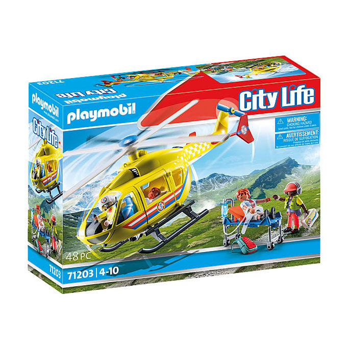 Playmobil City Life Rescue helicopter 71203