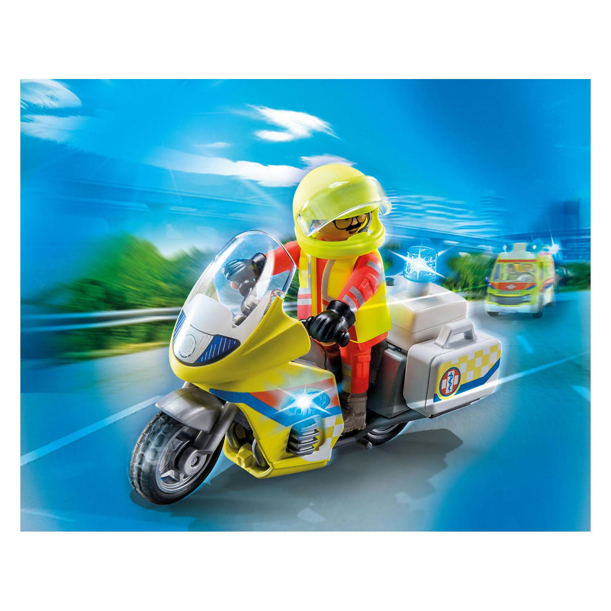 Playmobil City Life Awaryjne rower silnikowy z migającym światłem 71205