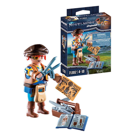 PlayMobil novela más dario con herramientas 71302